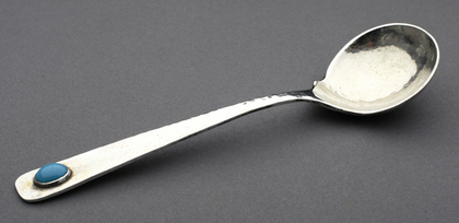Portuguese Silver Arts and Crafts Spoon - Pedro A Batista